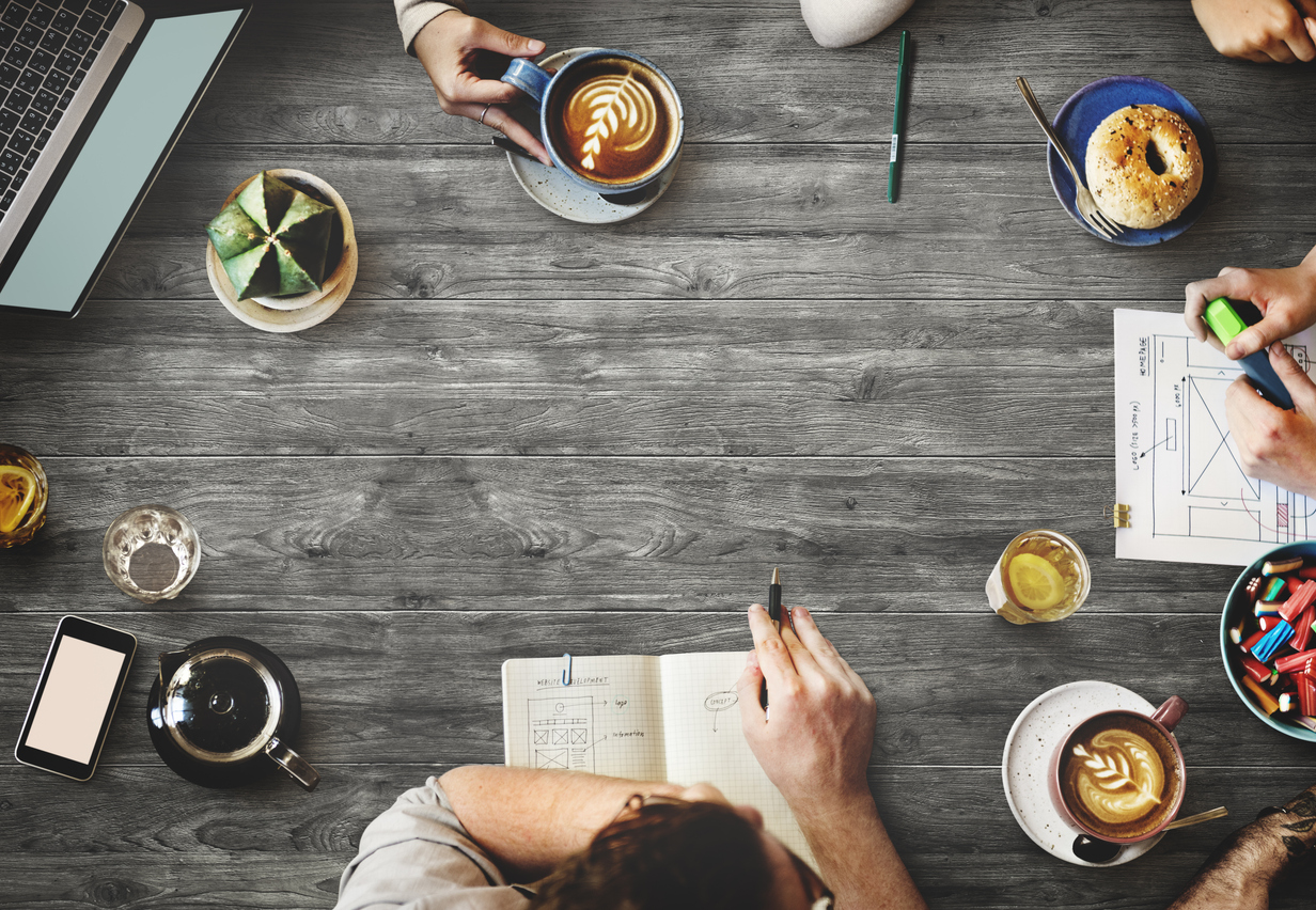 Web Design Team Working Planning Website Concept